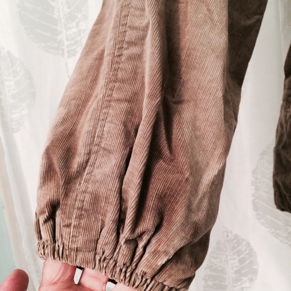 LACOSTE Vintage Flannel lined corduroy jacket L - Picture 4 of 8